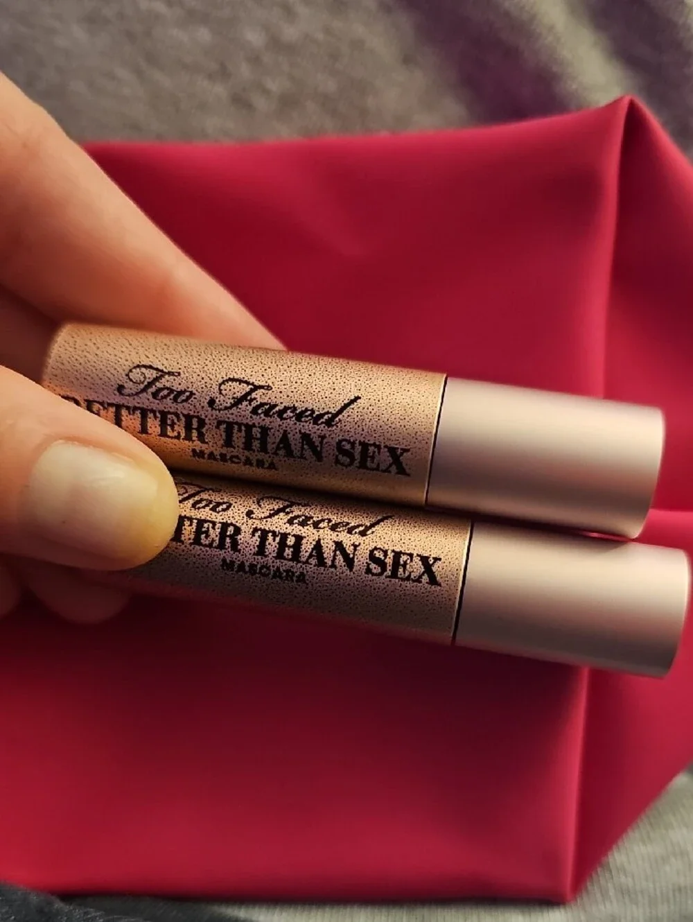Too Faced Better Than Sex Mascara - Gold Tubes, Black Formula